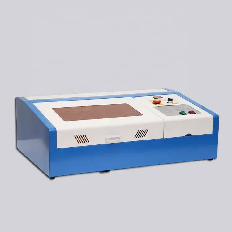 

Digital display red and yellow update K40 3020 CO2 laser engraving and cutting machine 40W laser with USB port