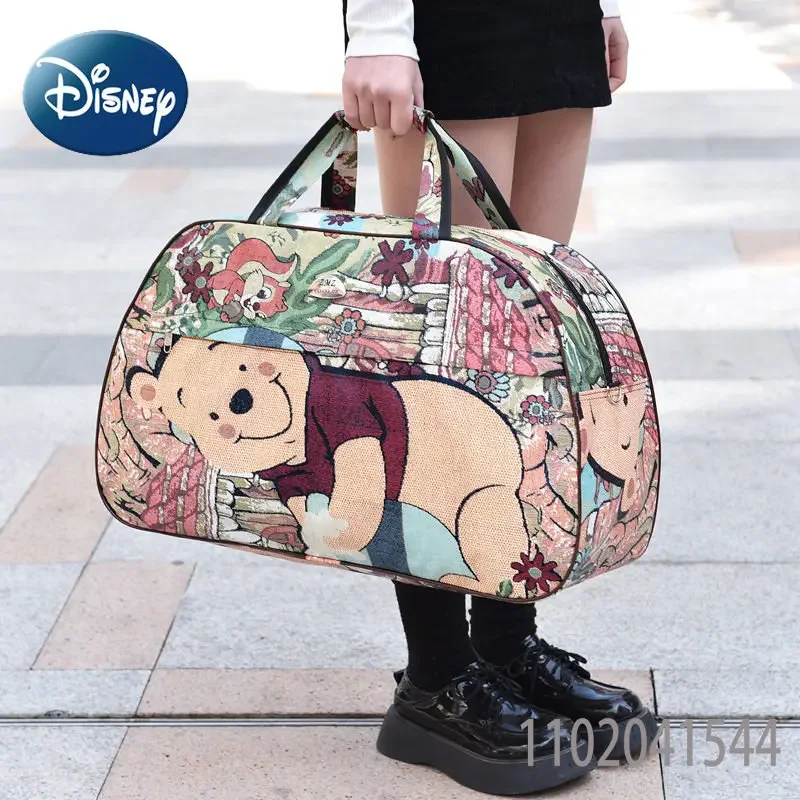 Disney-Bolsa de equipaje impermeable para mujer y niña, bolsa de viaje de gran capacidad, duradera, de viaje, de gimnasio, de alta calidad, Unisex