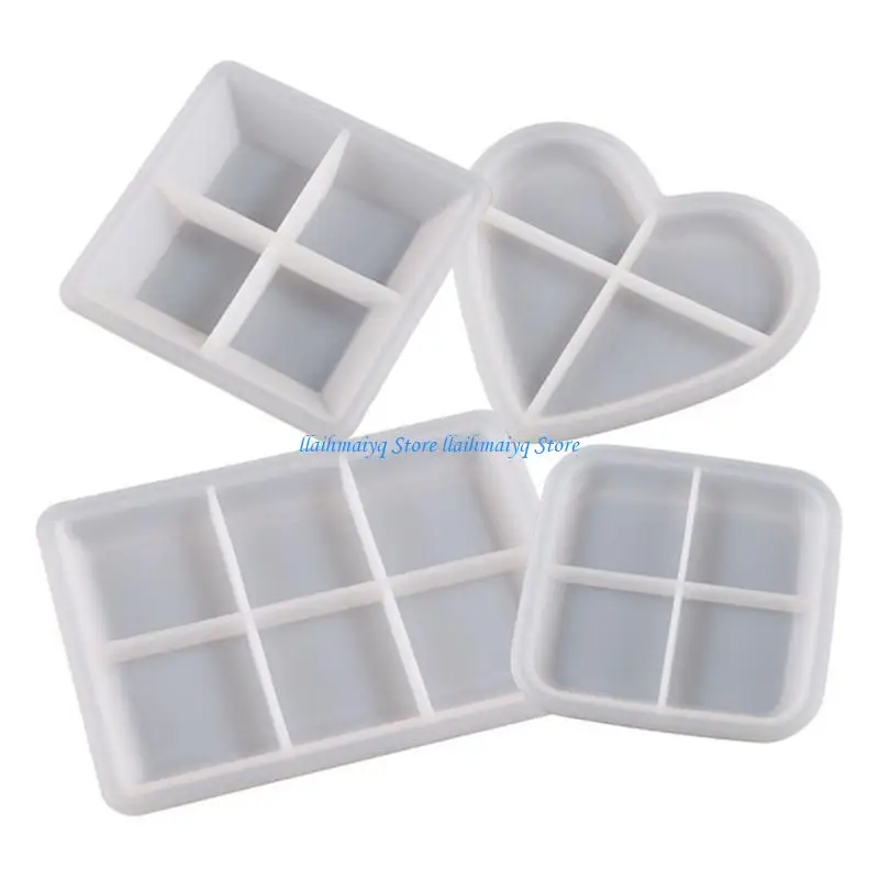 573B Molds Cup Pad Molds Epoxy Resin Molds Multi-shapes Silicone Material