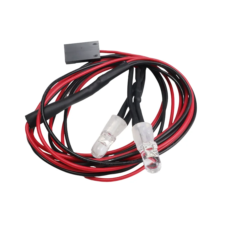 Nowy zestaw 1 szt. 2 / 4 / 6 / 8-calowe lampy przednie LED RC, reflektory nocne, diody LED 3/5 mm do modeli samochodów driftowych i crawlerów, do tuningu samochodów RC