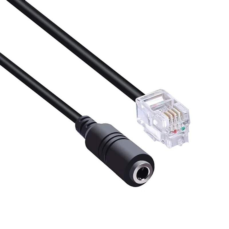 1/5/10PCS PC Phone Adapter RJ9 to 3.5 Female Adapter Convertor Cable PC Computer Headset Telephone
