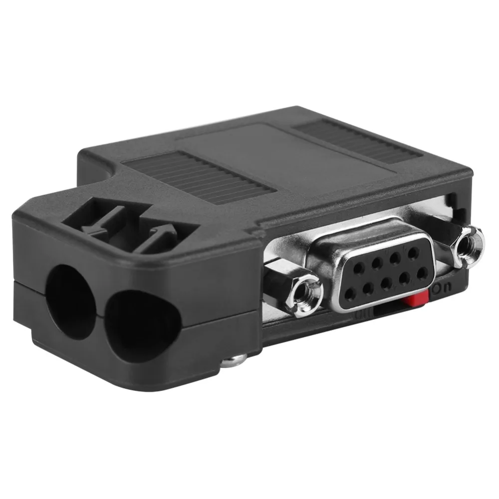 Para 6ES7 972-0BB41-0XA0 Para Profibus Conector ABS Shell 35 °   Sem plugue durável do conector 485 do barramento do porto DP da programação