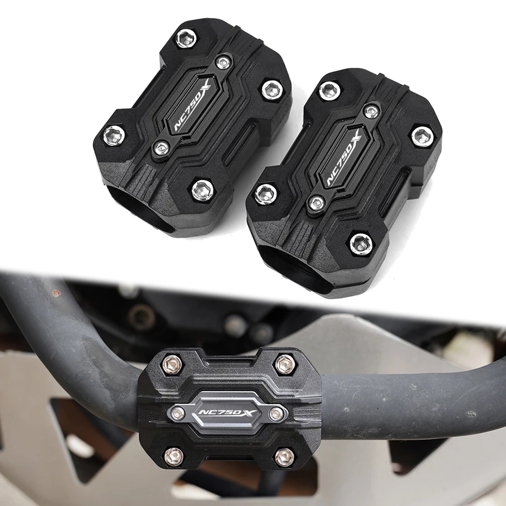 For Honda NC750X DCT NC 750X NC750 X 2017-2024 2025 2026 Motorcycle Engine Guard Bumper Protector Crash Bar Protection Block