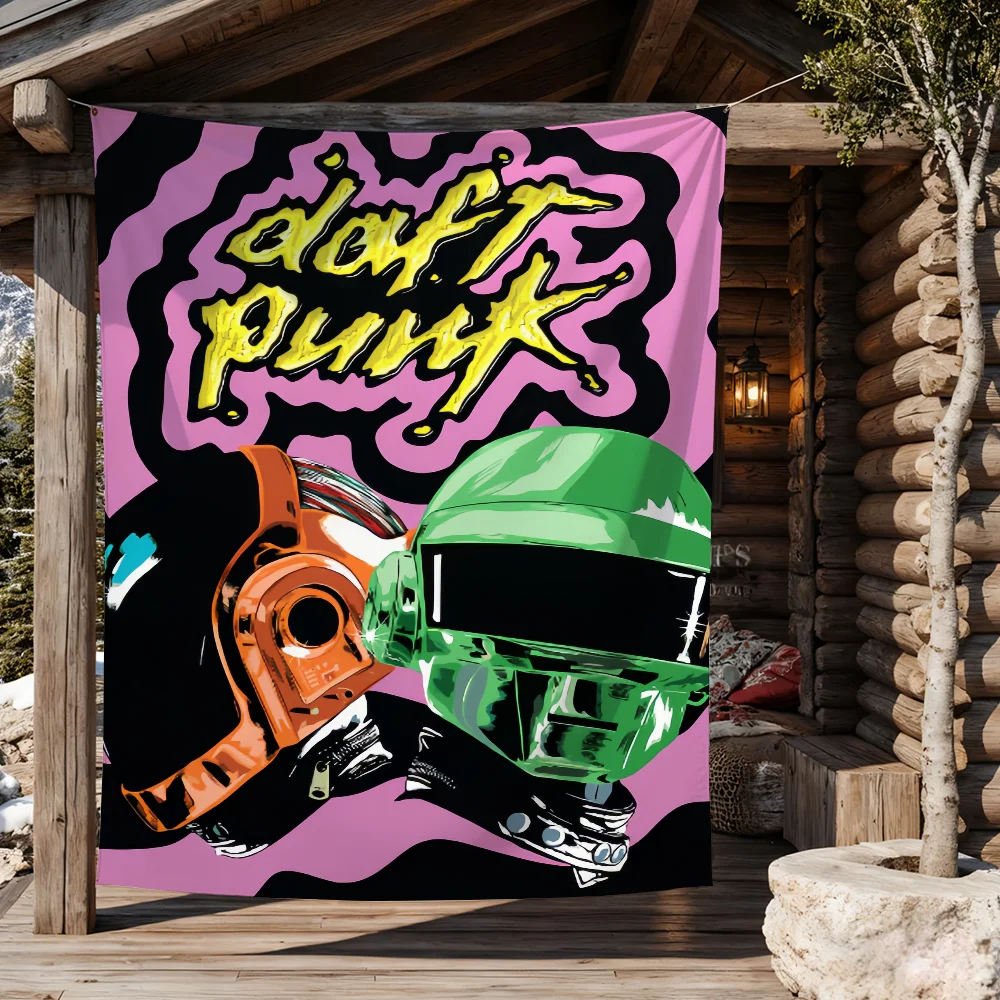Band D-Daft Punk Discovery flag For Party Picnic Camping Studio Booth Background Wall Interior Decoration Banner