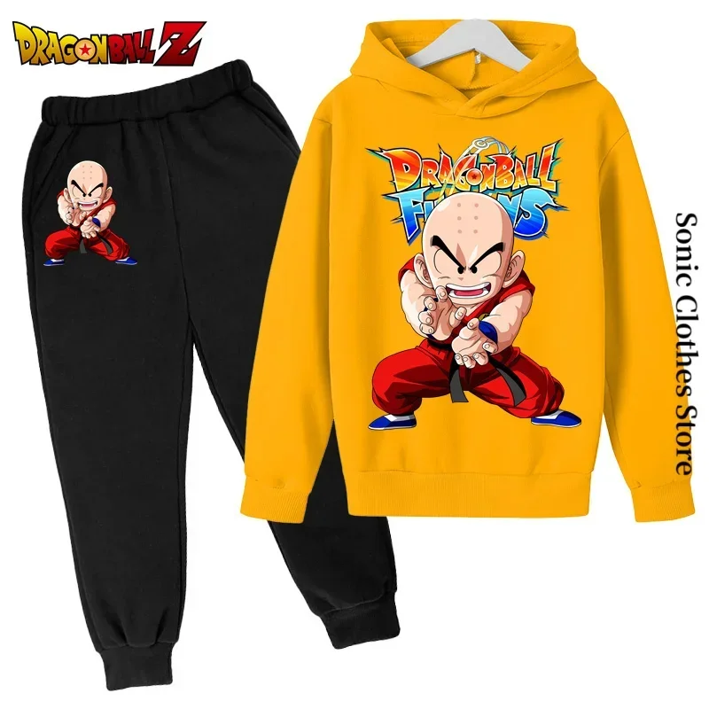 2023 Boy Dragon Ball Sweatshirts for Autumn Winter Sport Baby Dragon Ball Clothes Toddler Cartoon Print Fashion Top