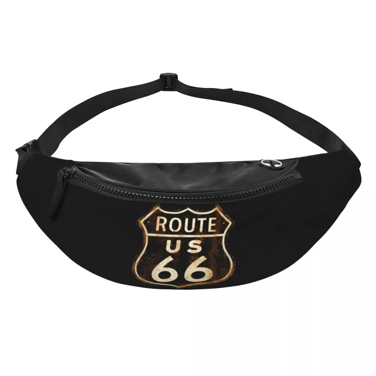 Personalizzato US Route 66 marsupio per donna uomo moda California Sign Crossbody marsupio viaggio escursionismo telefono Money Pouch