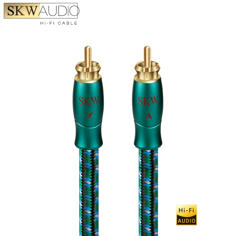 

SKW RCA to RCA Digital Coaxial SPDIF Audio Cable Male to Male OFC Conductor for TV CD Player Amplifier Hifi Subwoofer Speaker