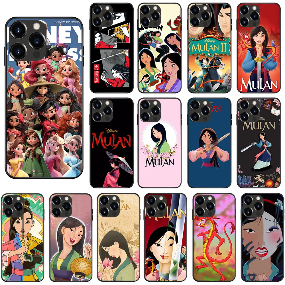 IT-57 Princess Mulan Soft Case For OPPO A54 A5S A7 A12 A12S A74 A95 F19 A8 A31 A9 A5 F11 Reno 3 A91 F15 A93