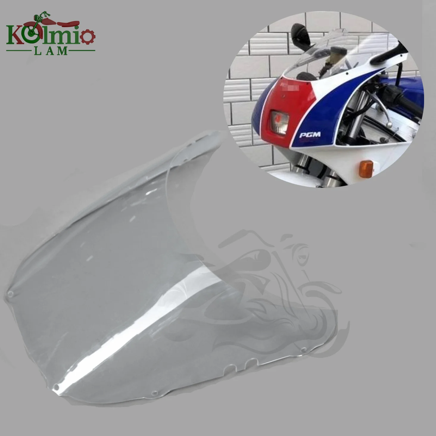 

Fit For Honda1988 1989 NSR250 MC18 NC18 Motorcycle Windshield Windscreen NSR 250 SP MC 18