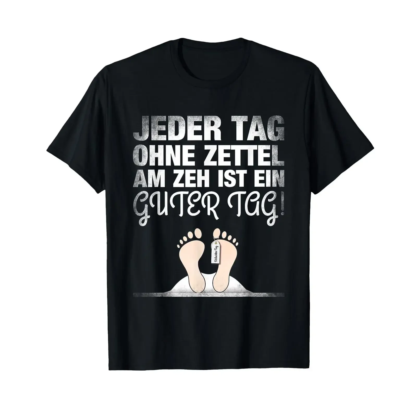 Chaque jour sans une note sur l'orteil est un jour de bonheur, optimiste, vintage, lavé, doux, respirant, vêtements de créateur graphique, streetwear.