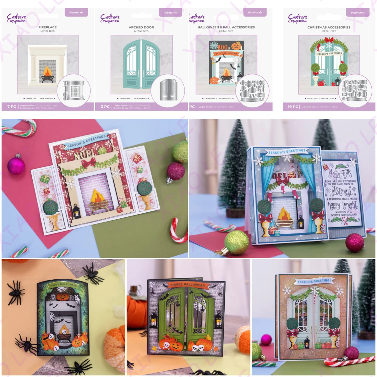 

Christmas Accessories Fireplace Metal Cutting Die Scrapbook Embossed Paper Card Album Craft Template Cut Die Stencils New 2025