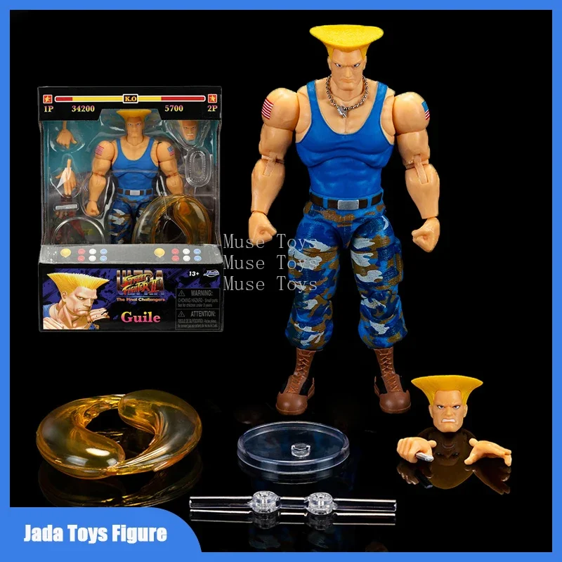 

Jada Toys 1/12 Jada Street Fighte Guile Dee Jay Model Toy Anime Figure Action Figure Street Fighter Model Custom Toy Gift