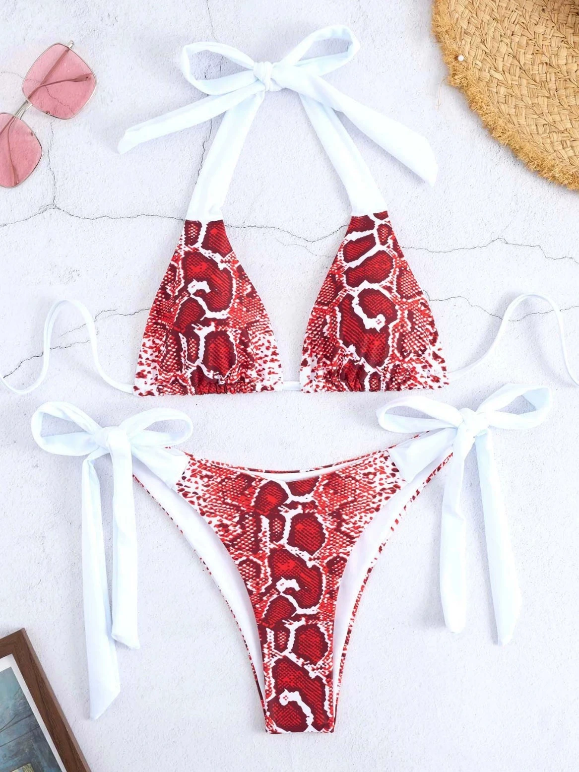 

Melphieer женское летнее стильное бикини со змеей, бразильское бикини с эффектом пуш-ап, женский купальник, сексуальное бикини, пляжный купальник, купальный костюм