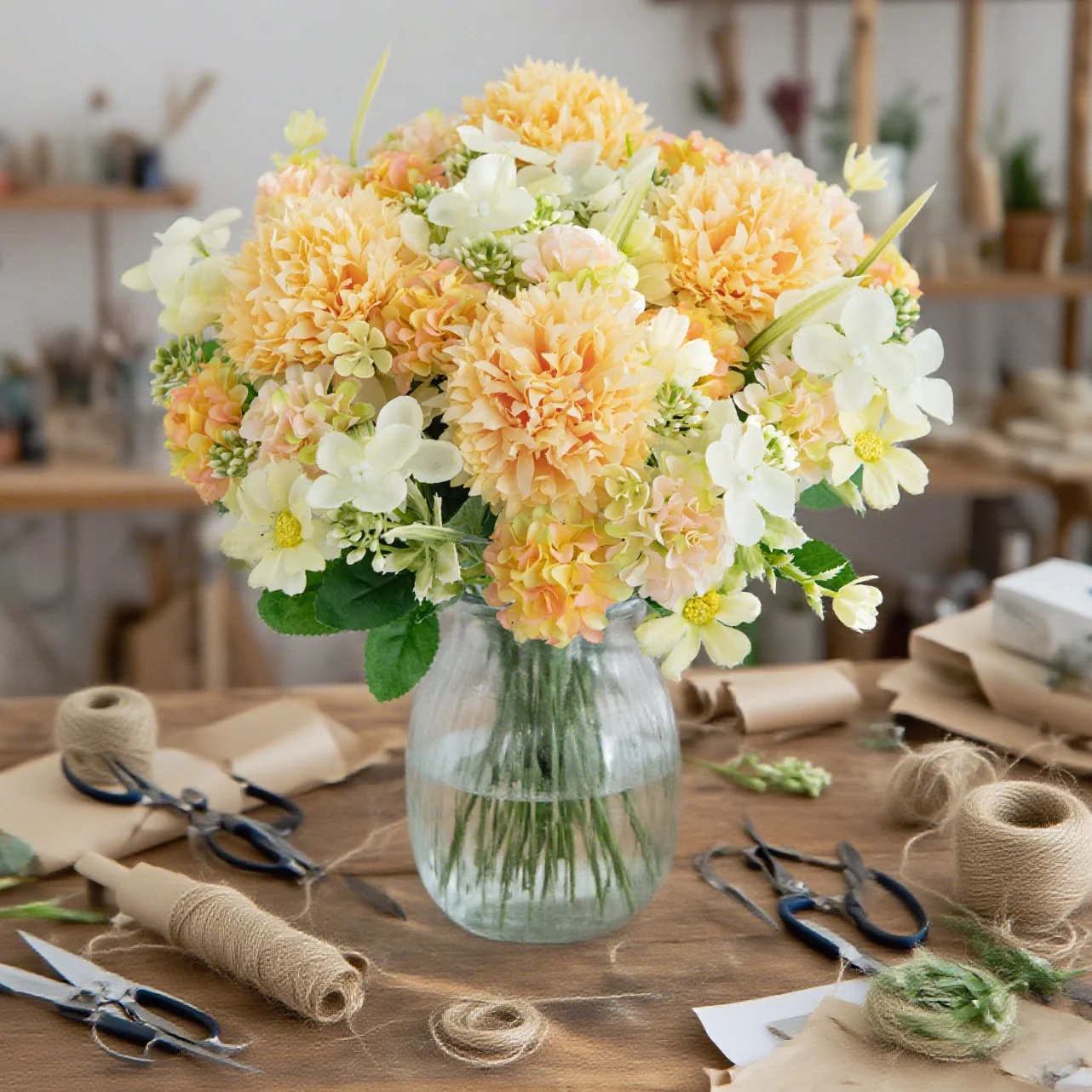 Silk Artificial Flowers Rose Bouquet Wedding Bridal Bouquet Valentine's Day Garden Rome Home Table Vase Decora Diy Gift HotSales