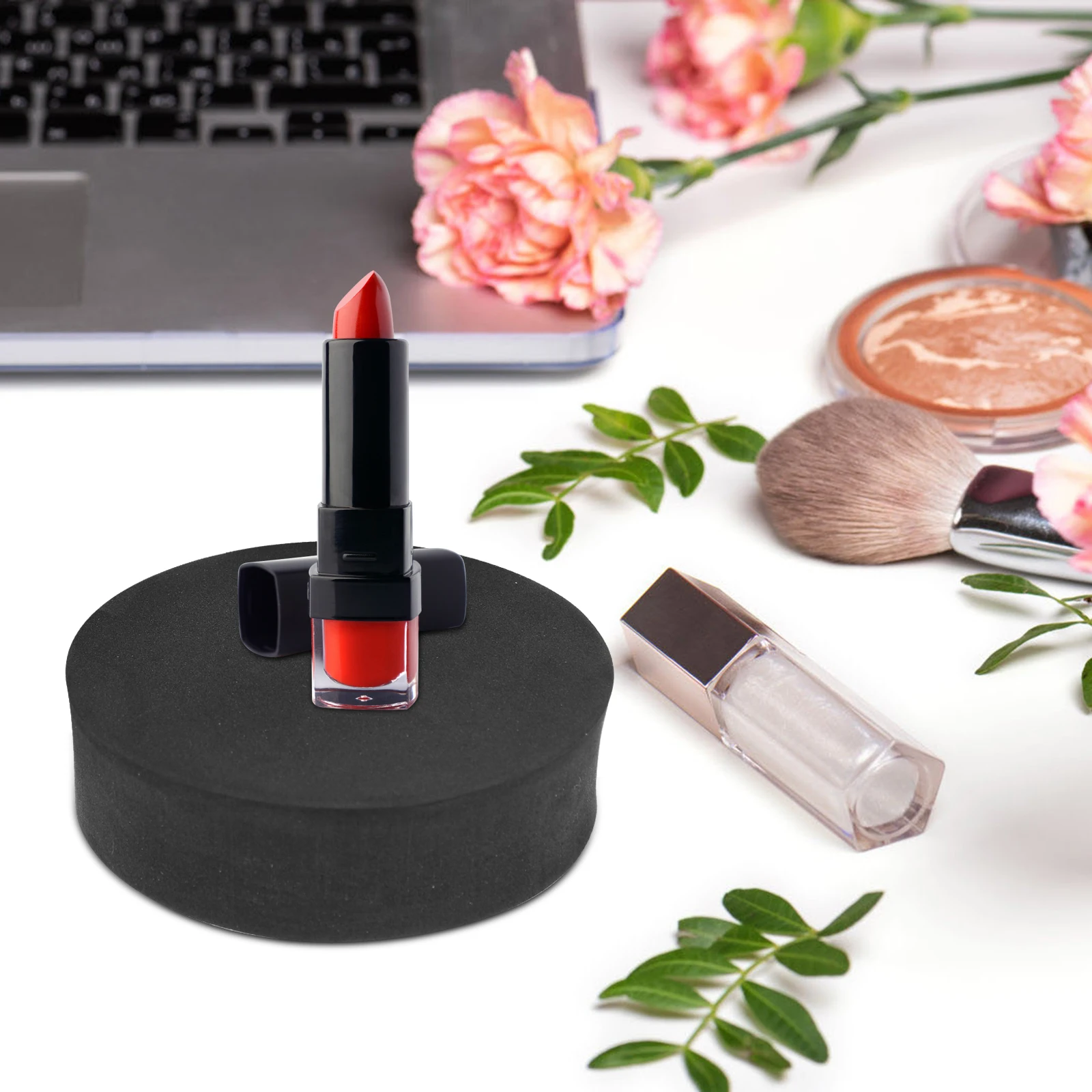 

4pcs Cube Photo Props Foam Geometric Photography Background Decorative Props For Jewelry Cosmetics Lipstick Makeups Product