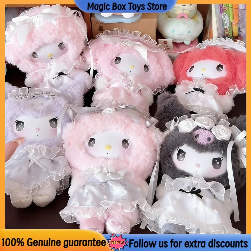 

Genuine Sanrio Rose Garden Dream Series Vinyl Blind Box Toys Kawaii Bag Pendant Doll My Melody Mystery Box Trendy For Fans Gift