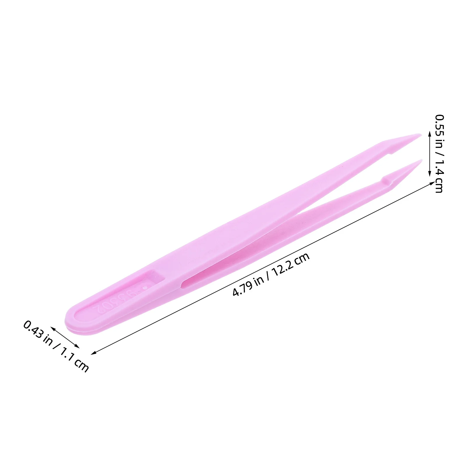 20 Stuks Plastic Kraal Pincet Kinderen Rechte Tip Fijne Motoriek Crafting Montessori Voorschoolse Zintuiglijke Bin Gereedschap