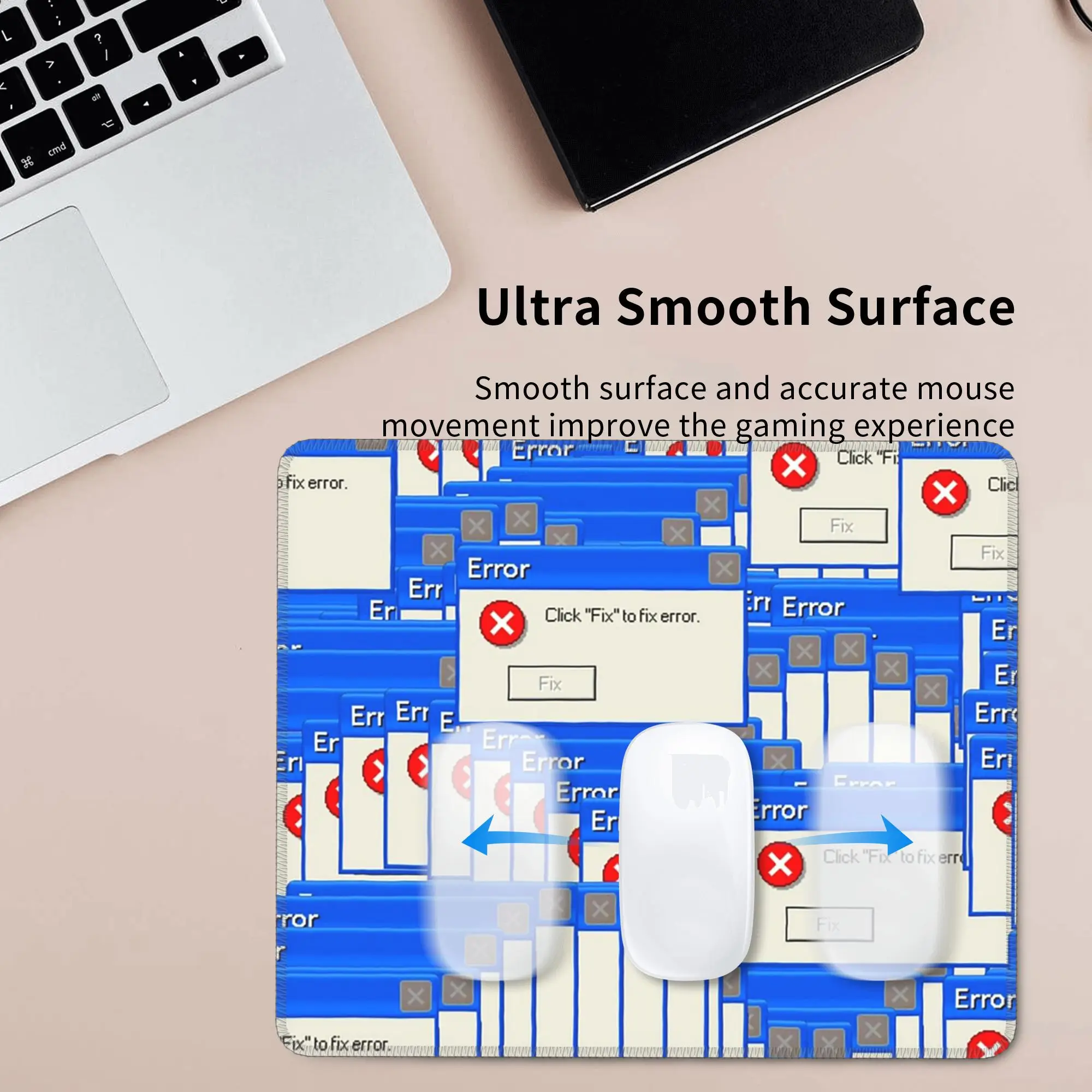 لوحة ماوس مبلطة بخطأ windows xp، لوحة مفاتيح الكمبيوتر، حصيرة الماوس، ألعاب الكمبيوتر المحمول، حصيرة مكتبية، ملحقات المكتب، مفارش الطاولة #3