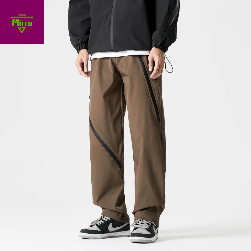 

【Mirrordust】Autumn Waterproof Softshell Pants Unisex Casual Long Pants Korean Style Functional Cargo Pants