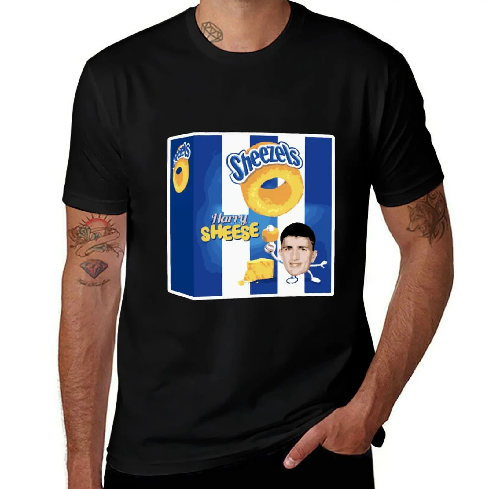 Harry Sheezel Cheesels Packet T-Shirt custom t shirt summer top tees funny t shirts for men