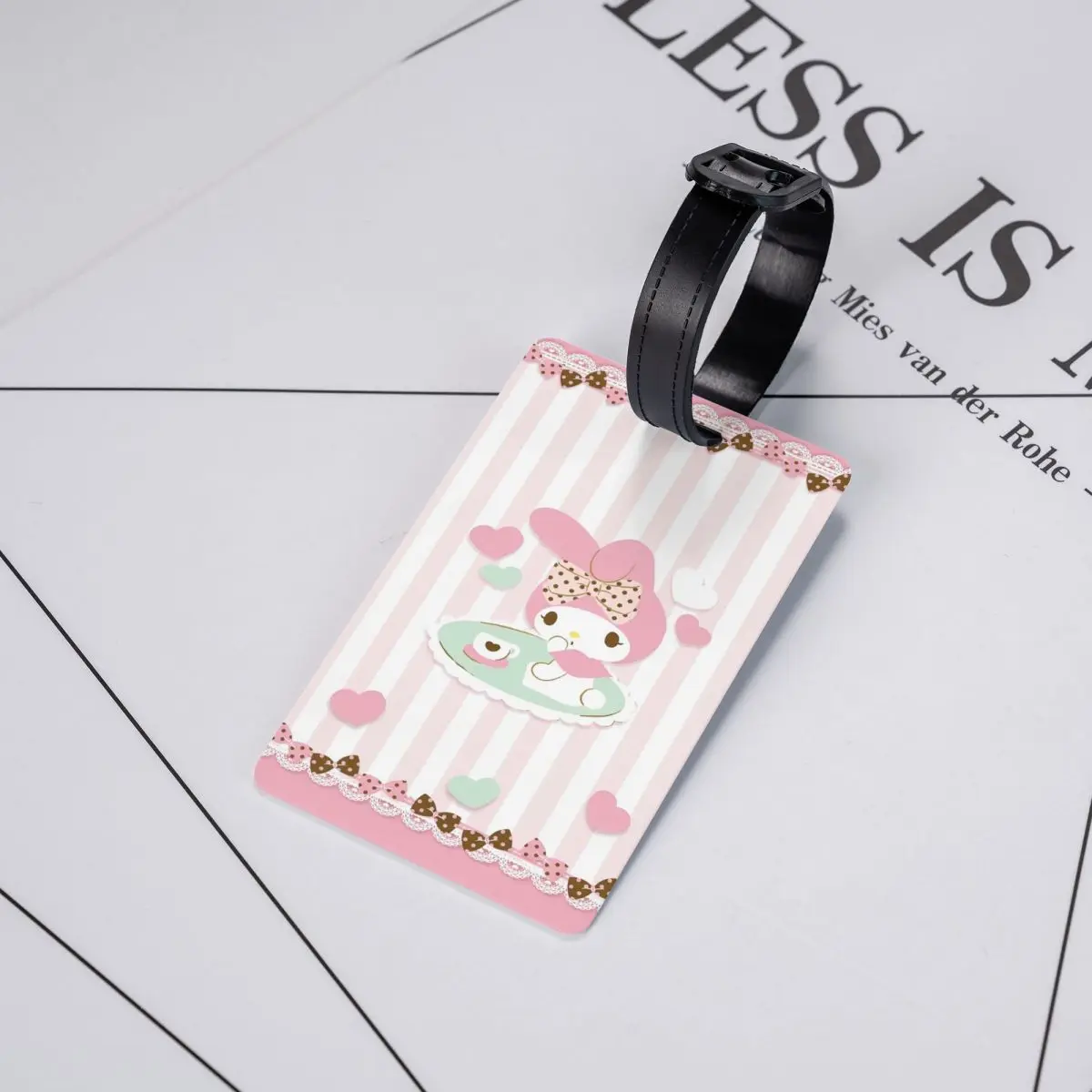 Bagagelabels Sanrio Kawaii My Melodie Siliconen Anime Label Naam Id Adres Bagagetas Tags Voor Vrouwen Bagagelabels Cadeau