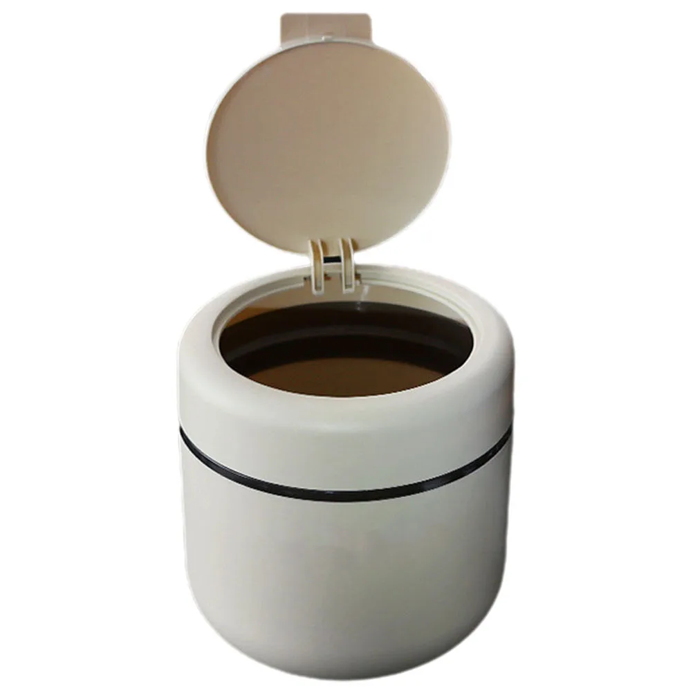 

Mini Trash Can Lid for Desk Bedroom Car Bathroom Garbage Container Waste Paper Basket Plastic Home Office Living Room Desktop