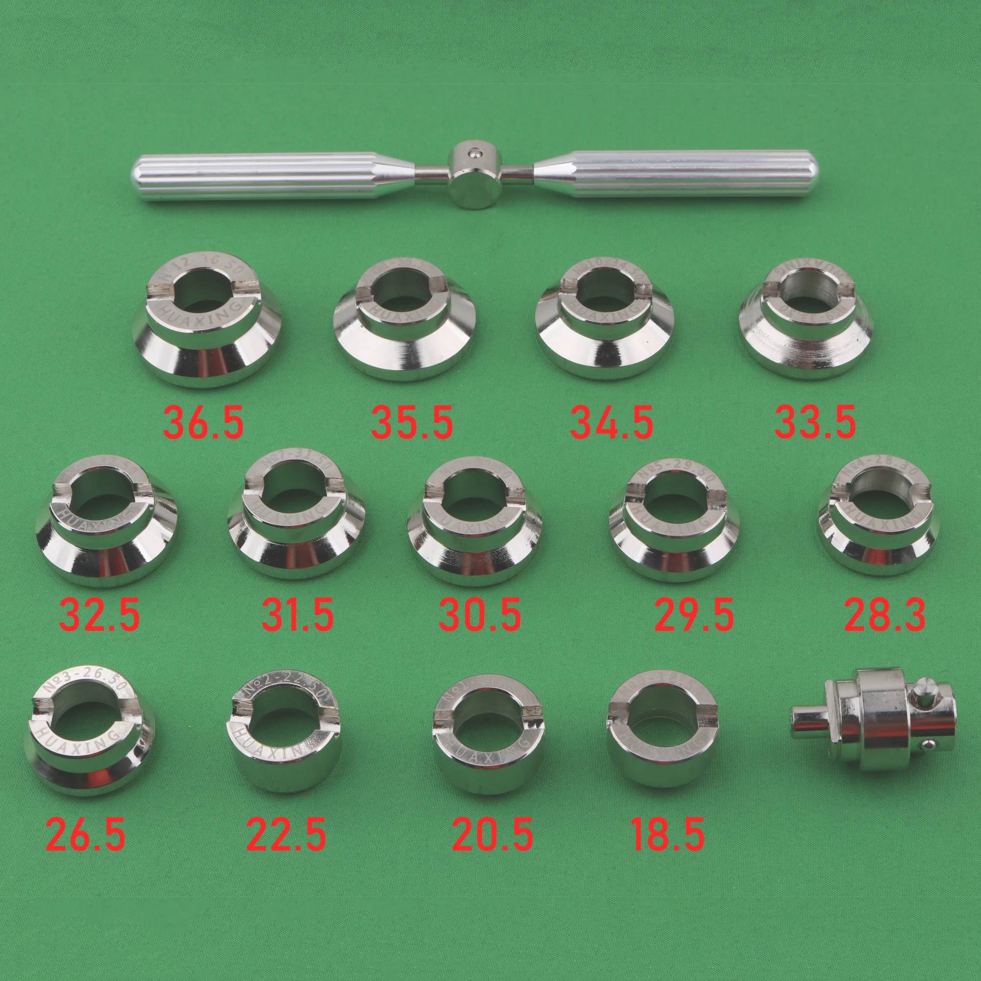 13PCS Watch Repair tool - Oyster Style waterproof watch screw back case opener For Rolex Dudor watches