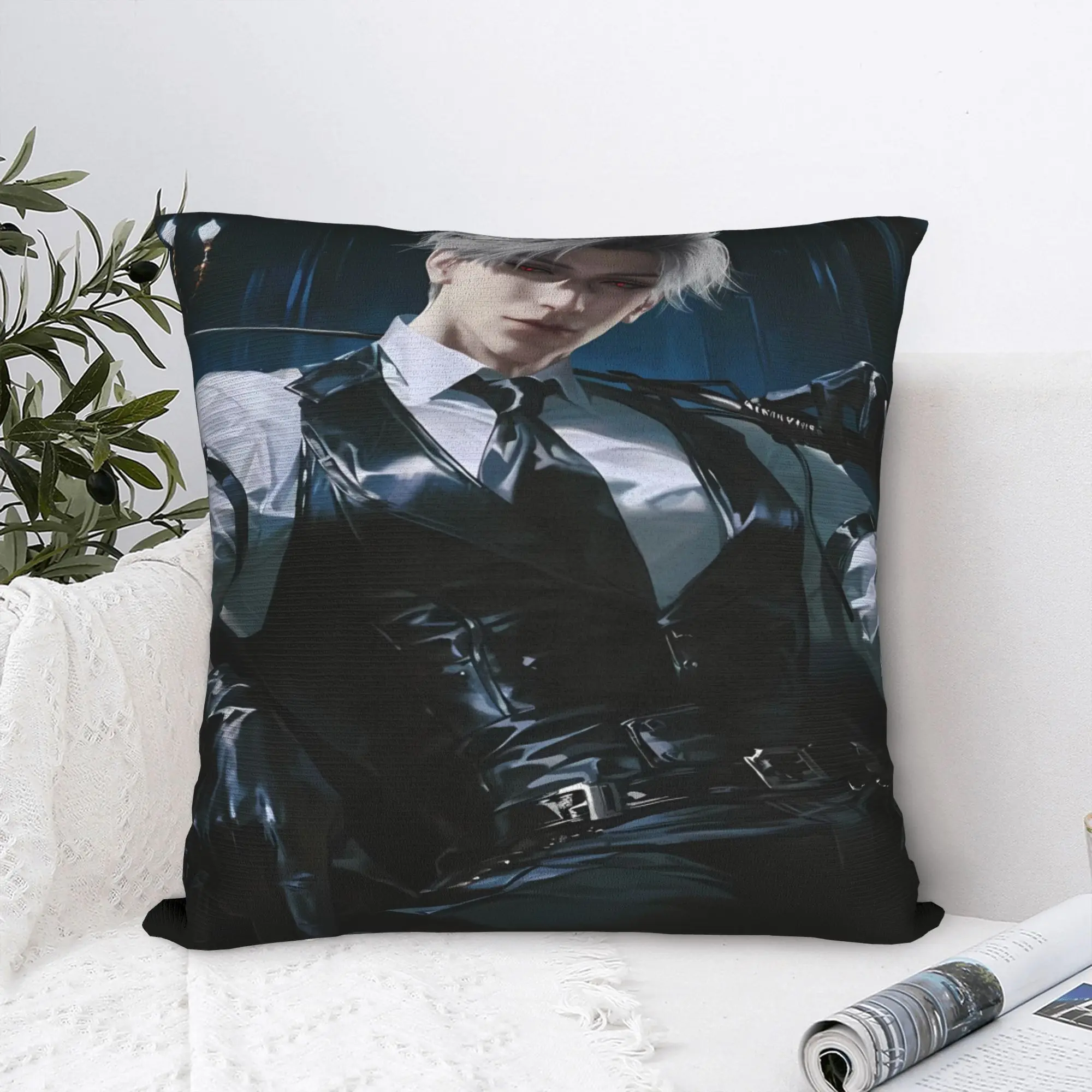 

Pillow Cover Sylus Love and Deepspace Graphic Cushion Cover Retro Trendy Pillow Case For Sofa Bedroom Home Decor Pillowcases