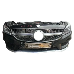 For Mercedes Benz CLS W218 front bumper assembly with radiator and headlights