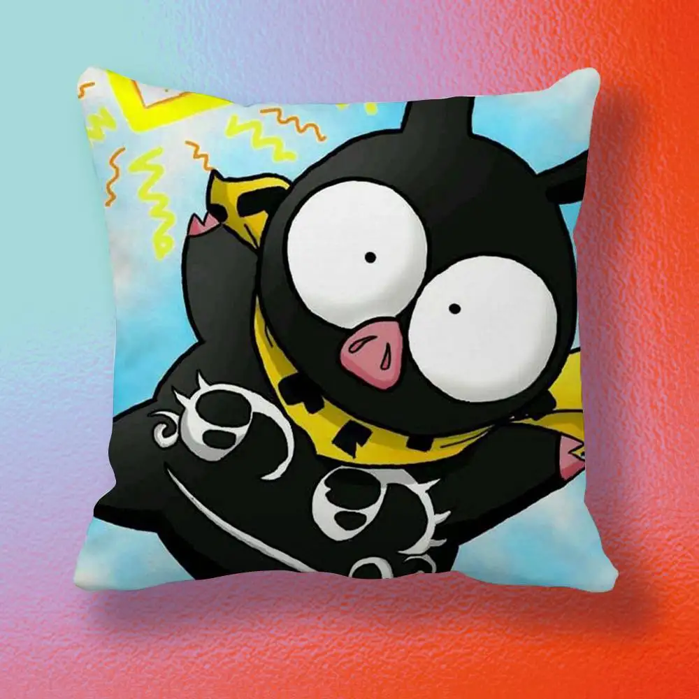 Anime Cute Ranma P Chan Double-sided printed pillow cover Solid color minimalist pillowcase, fits all bedroom styles 4