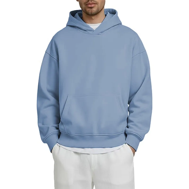 سويت شيرت رجالي بغطاء للرأس مبطن بالصوف