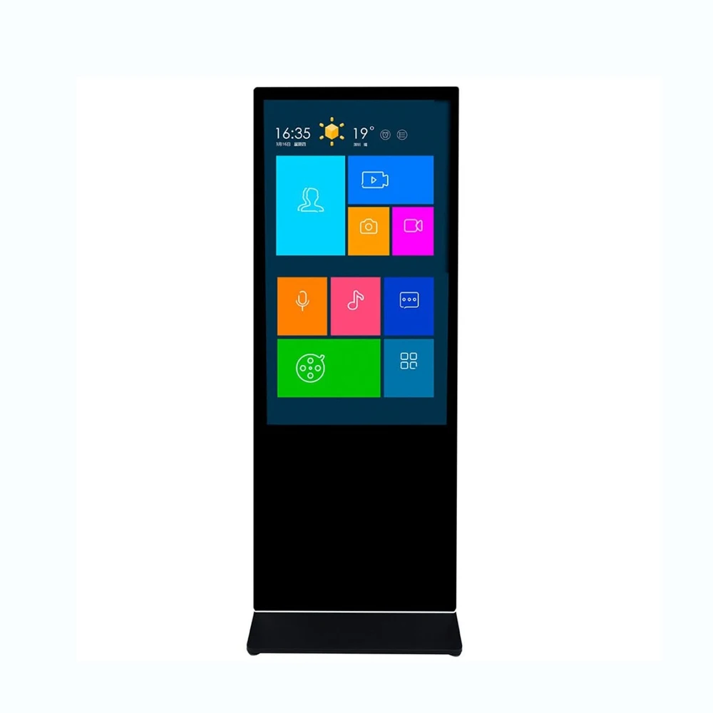 

Advertising Screen 49 Inch Indoor Touch Screen Kiosk Free Stand Digital Signage Android Display Kiosk for Shop Lcd Media Display