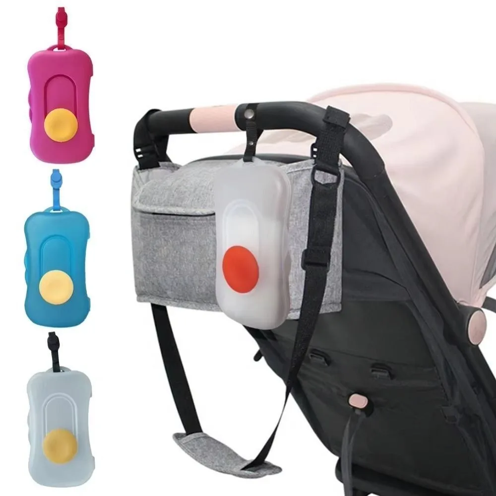 Boîte à mouchoirs portable en plastique, étui de transport de lingettes, étanche, réutilisable, salon, lingettes pour bébé, nouveau