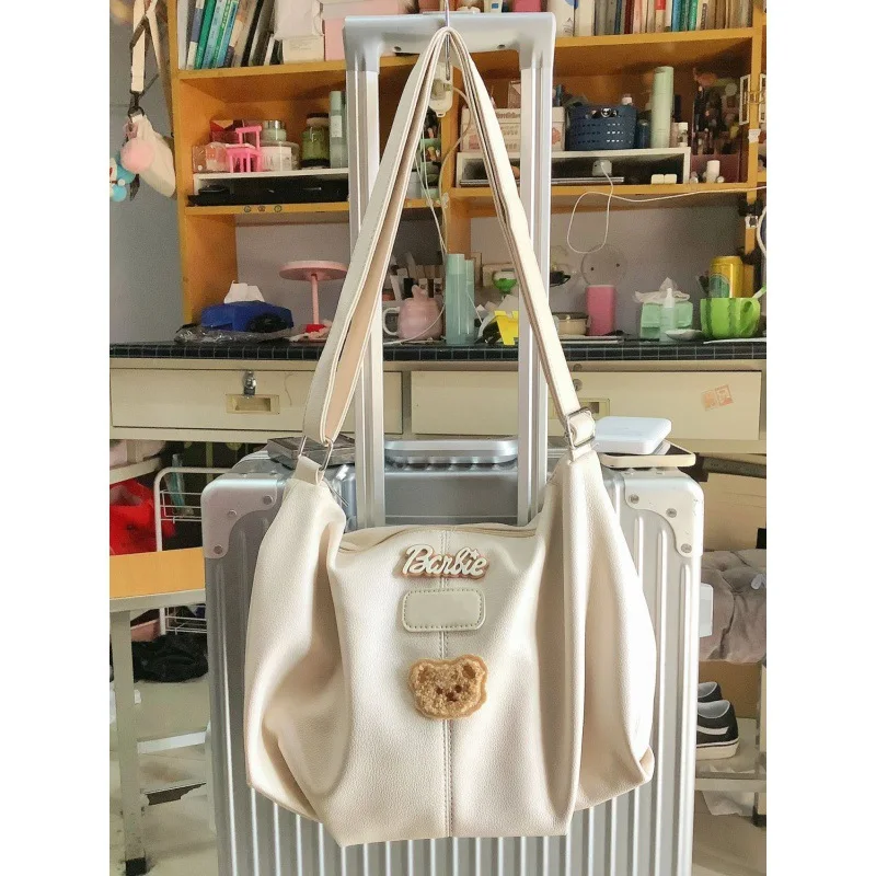 Large Capacity Student Class Bag Female 2024 Spring/summer New Casual Cute Tote Bag Commuter Crossbody Dumpling Bag