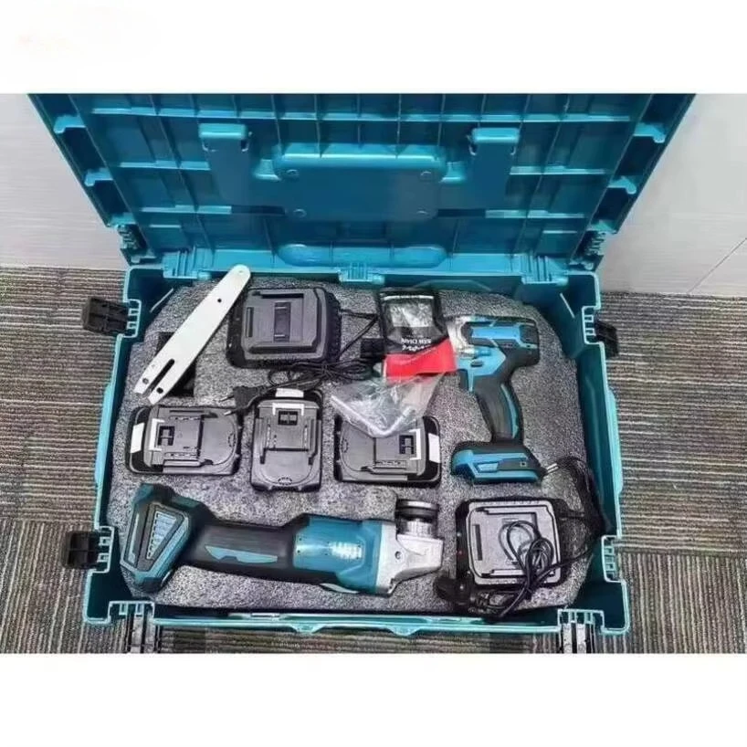 Hardware Tool Sets New Factory Discount Hardware Tool Sets 6-in-1 Cordless Brushless Lithium Battery Power Tool Sets
