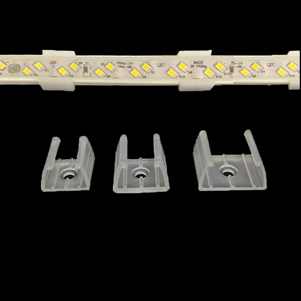5MM-20MM LED Fix Clips Holder Connector for Fixing 5050 2835 Silicone Lamp Tube Plastic Fasteners Light Buckle Accessories