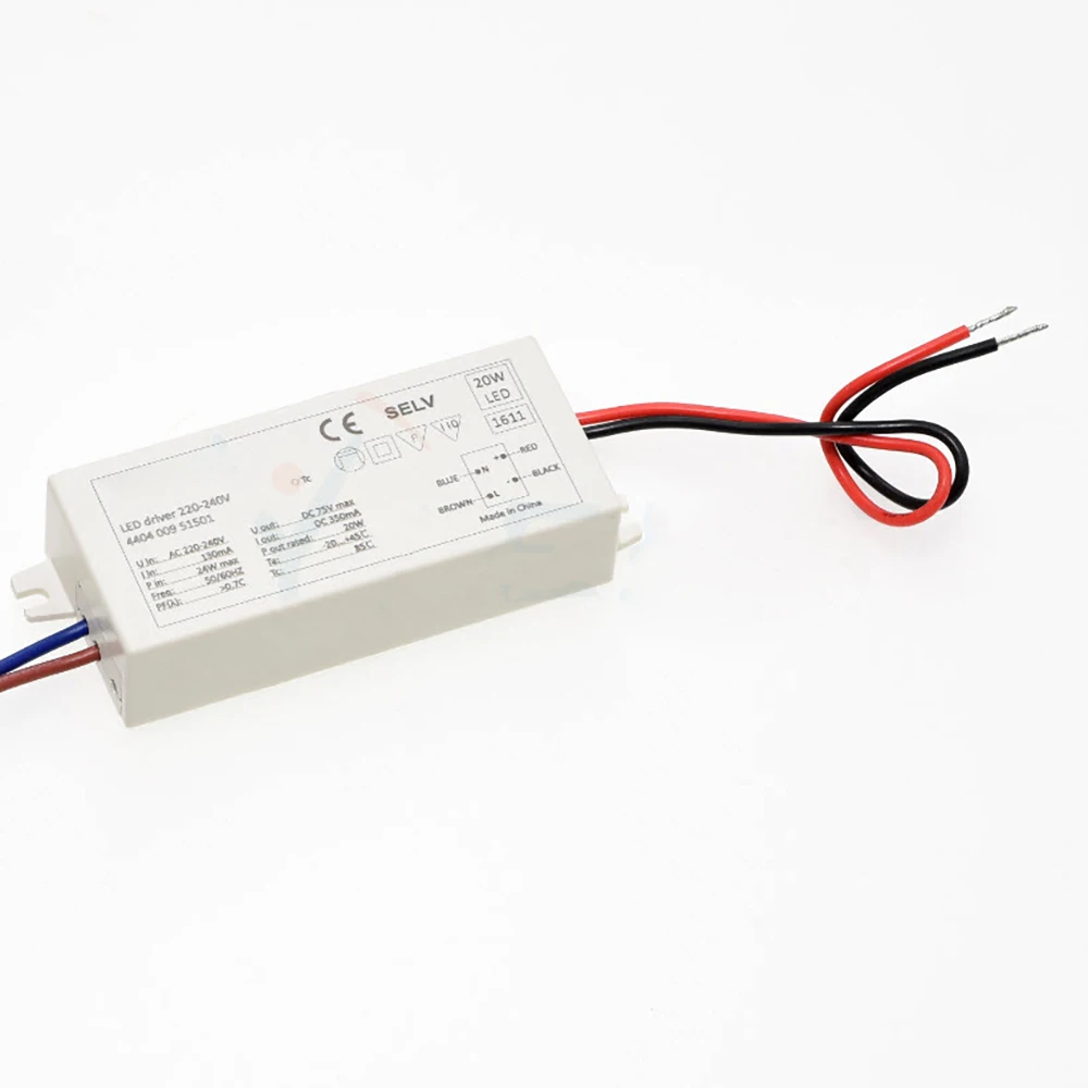 20W LED Driver LED di potenza a corrente costante 220-240V uscita 36-58V 350mA 4404 009 51501