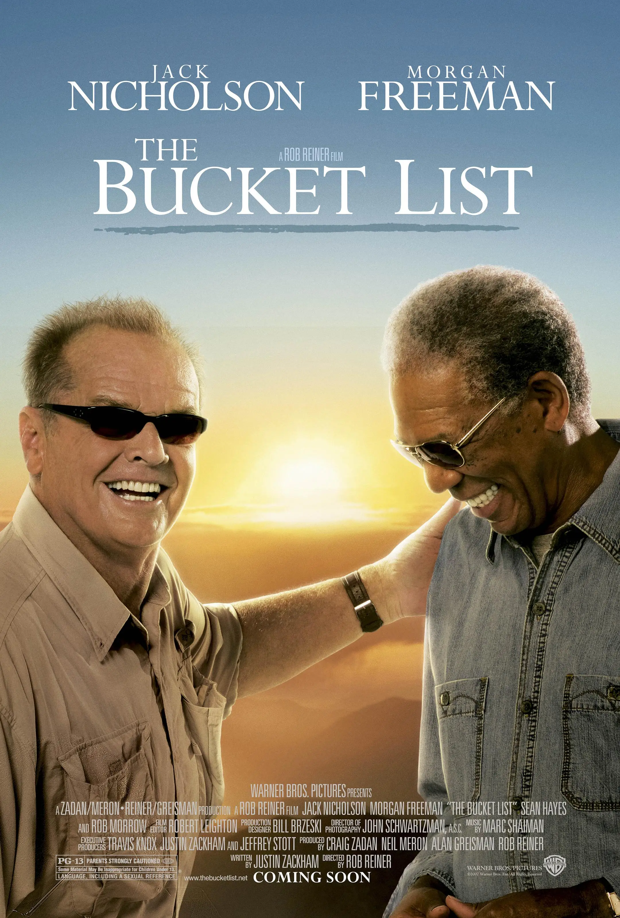 Movie Poster The Bucket List (2007) Canvas Painting Print Pictures for Modern Bedroom Wall Art Home Decor