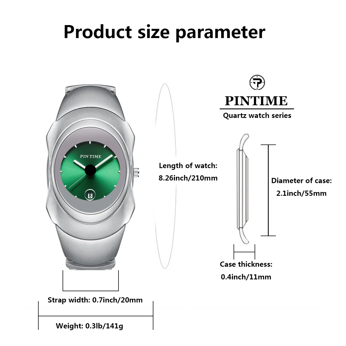 Men's Watch, Quartz Movement, Business and Fashion Minimalist Watch, with Date Function, Suitable for Valentine's Day, Father's