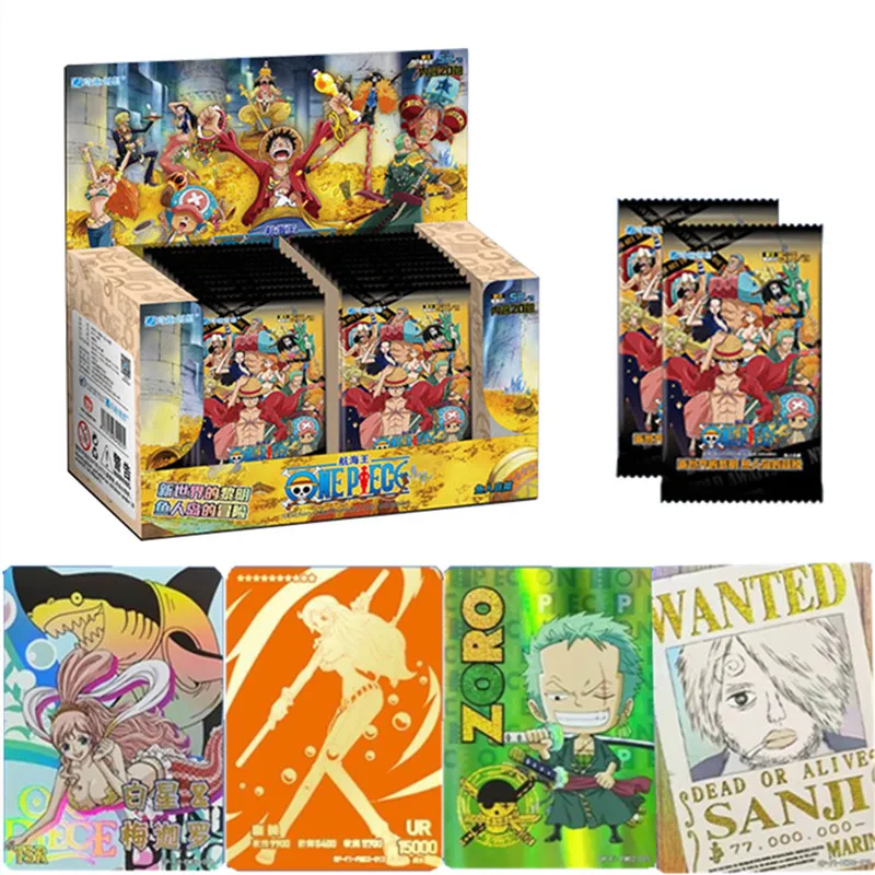 

2022 New One Piece Game Collectible Cards Anime Cartas Tcg Luffy Zoro Sanji Nami Card Christmas Gift Halloween Gift