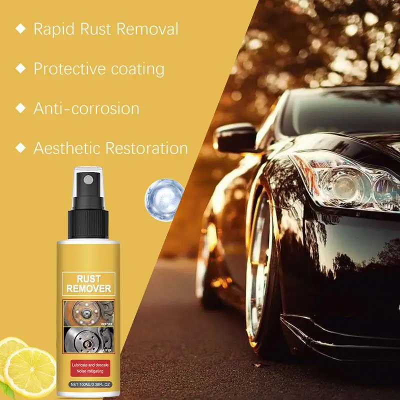 Metal Conditioner For Car Rust Prevention Spray For Automotive Rust Protection & Multipurpose Spray 100ml Metal Cleaner Spray