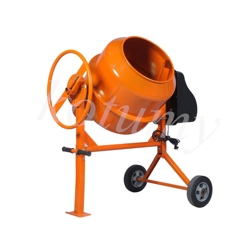 70L Electric Concrete Mortar Mixer 220V Multifunctional Mixing Machine For Soil Sandstone Feed Mortar