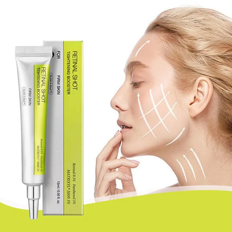 Retinol Vitamin C Hydrating Shot Tightening Booster Face Cream Eye serum Lightening Dark Circles Firming Moisturizer