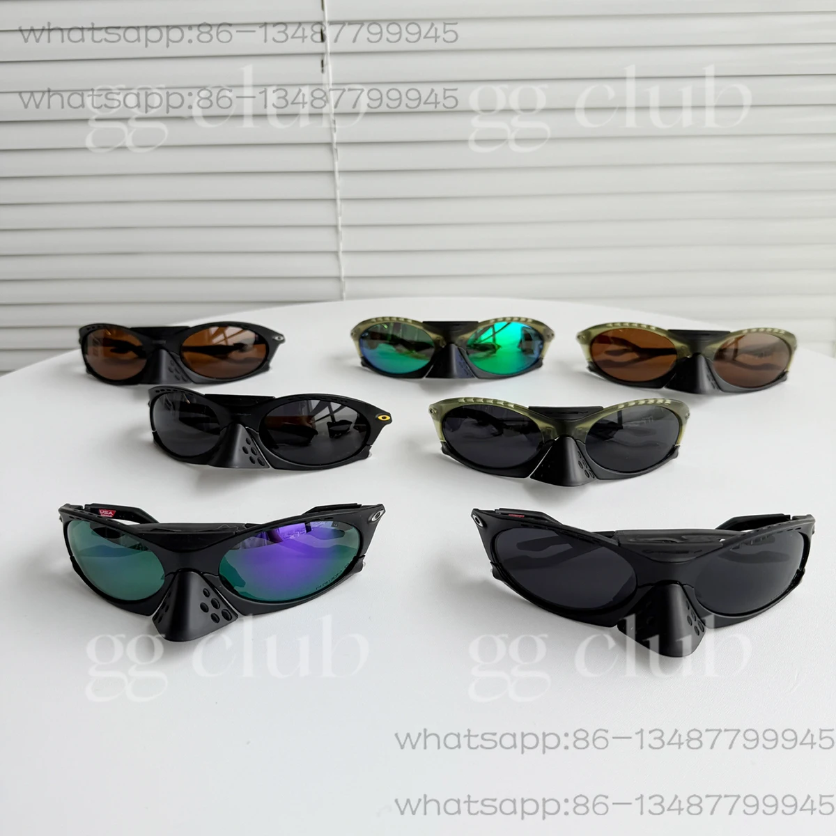 Hawk's Beak – lunettes de soleil polarisées pour sport, course à pied, cyclisme, Protection UV, Style Y2K, épaisses, pour escalade en montagne