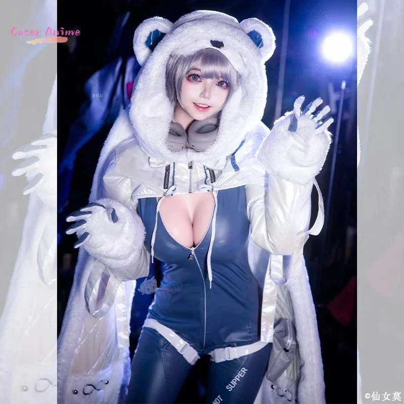 Anime Game NIKKE Neve Cosplay Costume The Goddess Of Victory Jumpsuit Dress Daily Party Uniform Halloween Carnival Women - Image 3