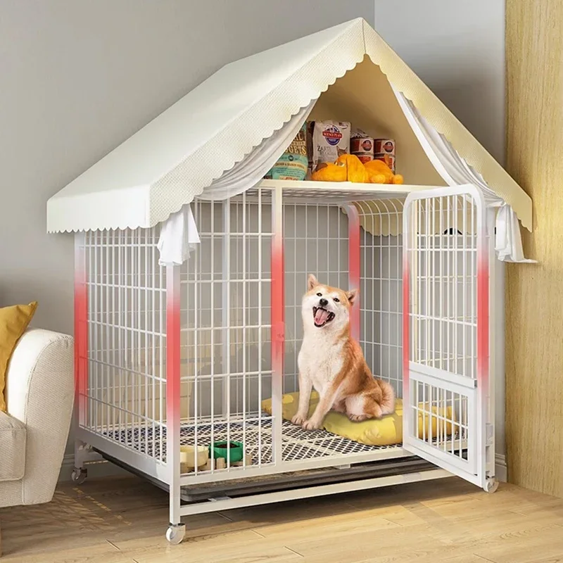 

Playpens Villa Carrier Ramp Dog House Bed Toys Indoor Door Home Crate Dog House Pet Playpens Large Casa Perro Dog Furniture