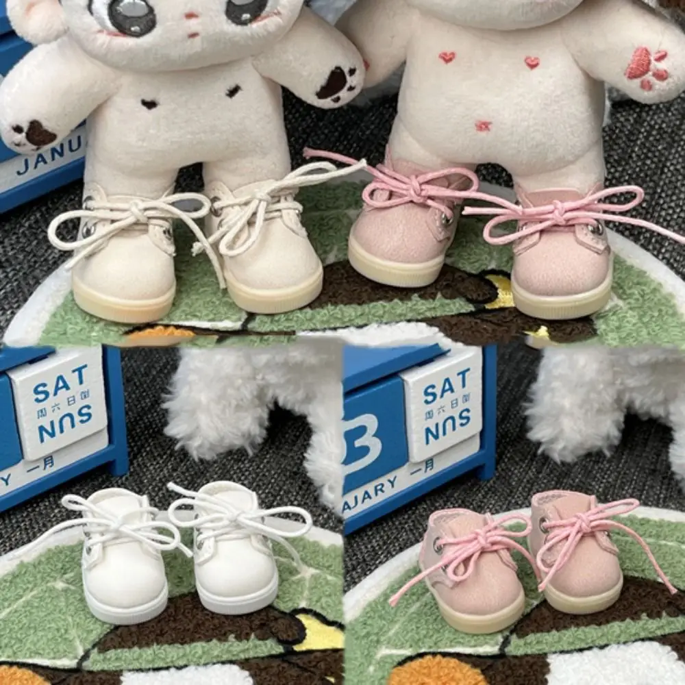 

Sitting Party Doll Mini Leather Shoes Universal PU Cotton Doll Leather Shoes 1 Pair Cartoon Doll Clothes Shoes Doll Accessories