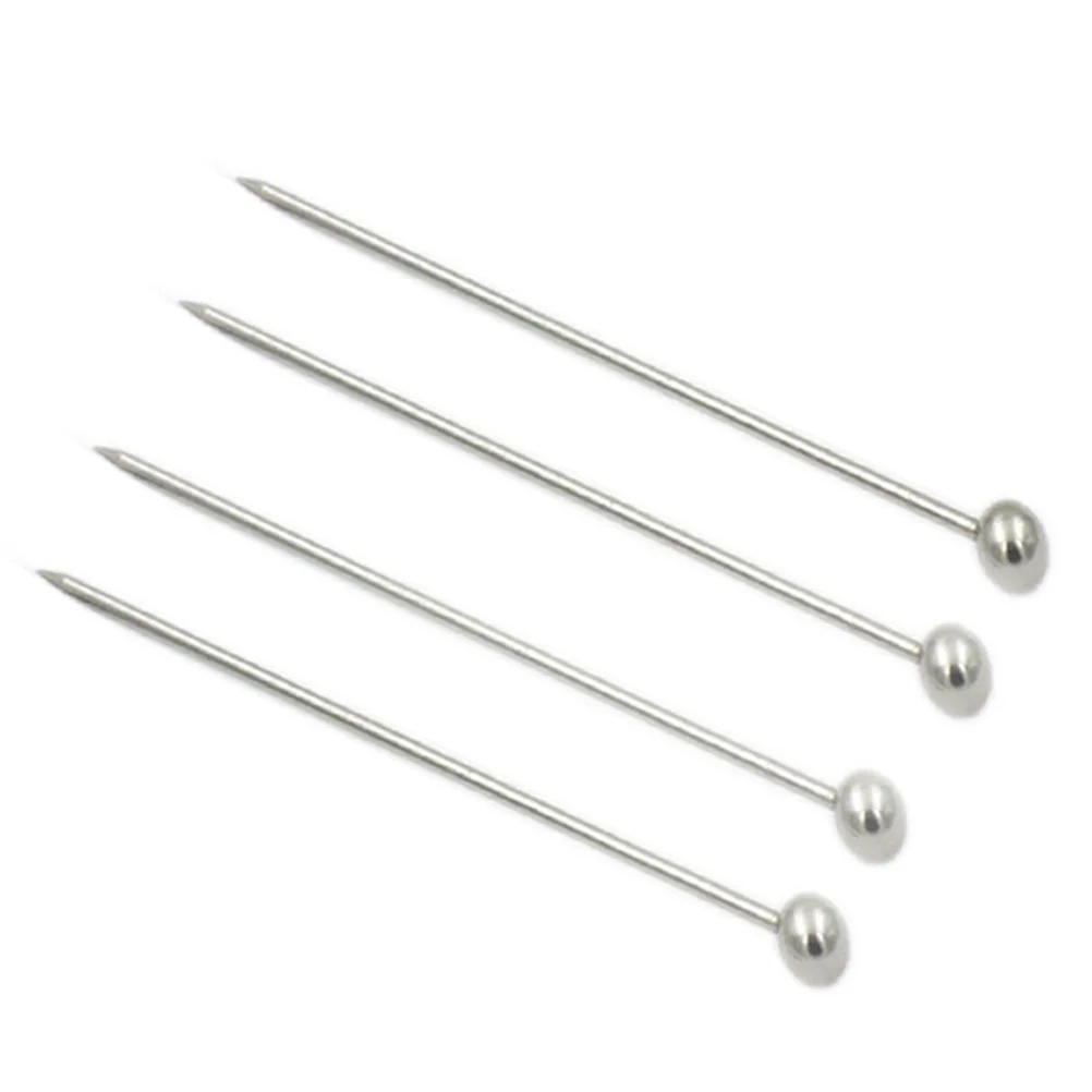 

20 pcs Stainless Steel Cocktail Picks Fruit Sticks for Bar KTV Party Reusable Garnish Olives Cherries Citrus Toothpick