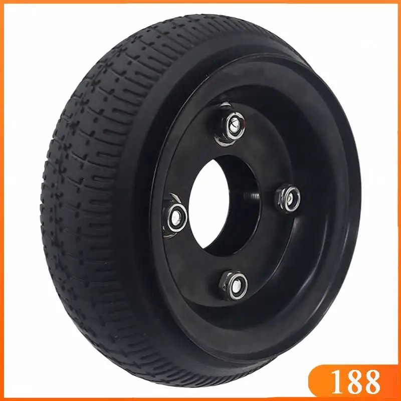 168x50 solid tire structure is stable and suitable for lawn drilling/weeding machines