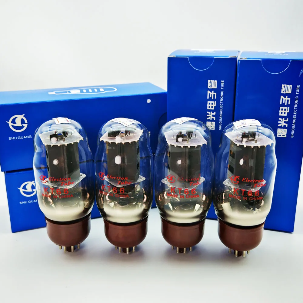 Вакуумный ламповый аудиоклапан ShuGuang KT66, заменяет 6L6 6P3P 350C для лампового усилителя, DIY HIFI аудиоусилитель